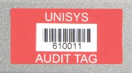 White Vinyl Asset Label